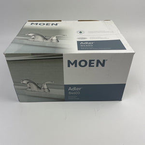 Moen 84603 Adler 2-Handle Low-Arc Centerset Bathroom Sink Faucet - Chrome