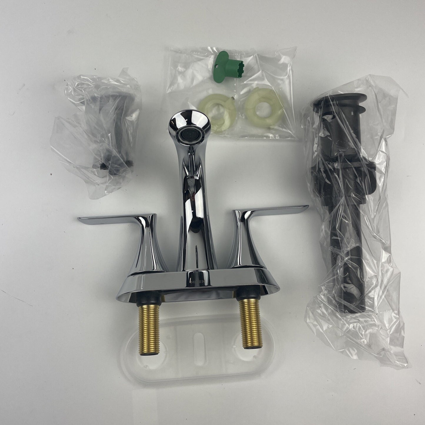 Moen 84515 Findlay 4 in. Centerset Double-Handle Bathroom Faucet - Chrome