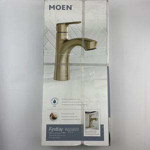 Moen 84516BZG Findlay Single-Handle Centerset Bathroom Faucet - Bronzed Gold