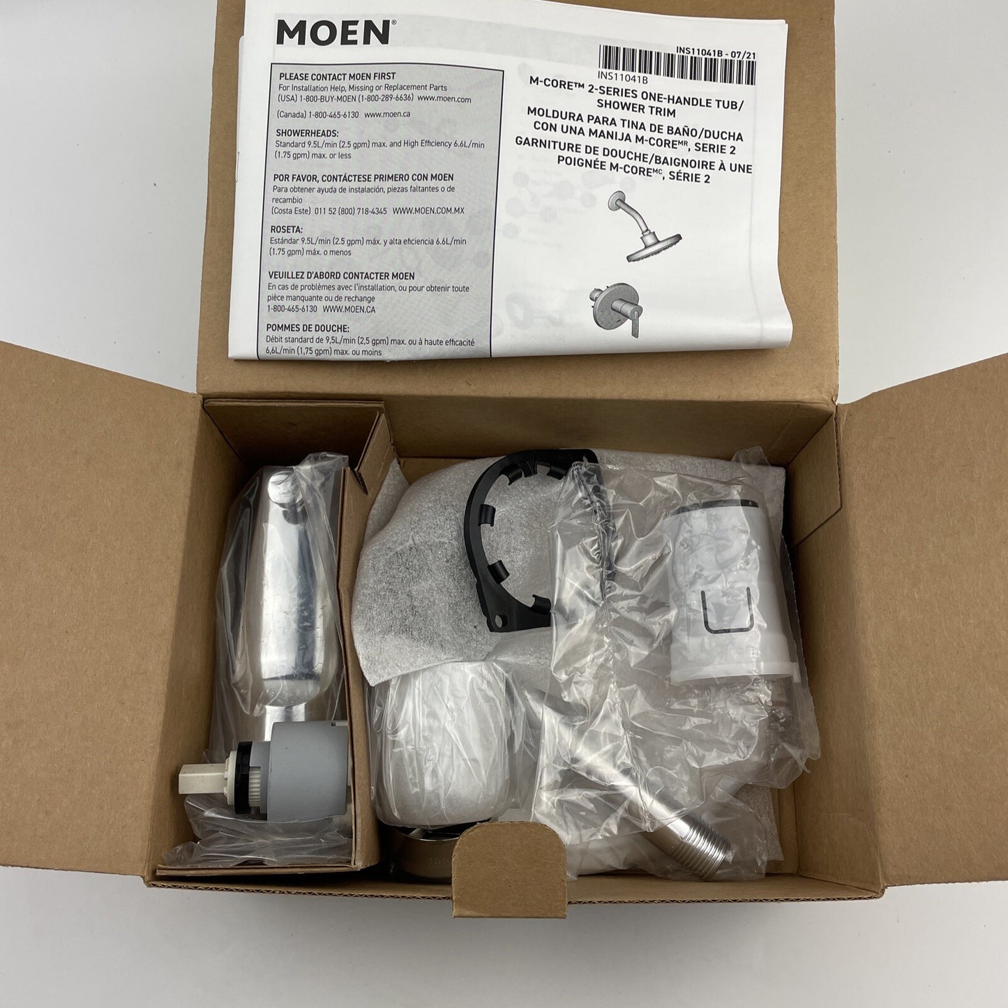 Moen UTL183NH Chateau M-Core 2 Series Tub & Shower Trim Only - Chrome