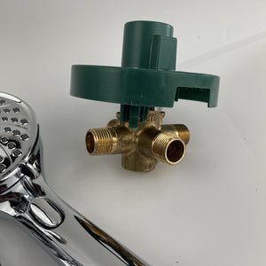 Moen 82611 Brecklyn 6-Spray Tub Shower Faucet Rainshower - Chrome
