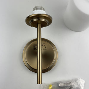 Kichler 55140BNB Ali 1-Light Brushed Natural Brass Bathroom Wall Sconce Light