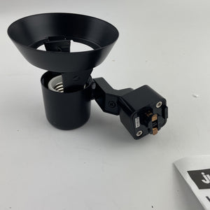 11 - Juno Trac-Lite Black Flared-Gimbal 75W PAR30 Lights. Bulb Not Included