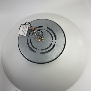 Mitzi Cadence 1 Light Medium Semi Flush, White/Gold Leaf - H368601M-WH-GL