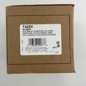 Moen T4292Align Single Function 1-Handle Volume Control Valve Trim in Chrome