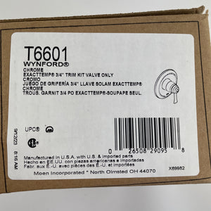 Moen T6601 Wynford Single Function Thermostatic Valve Trim Only - Chrome
