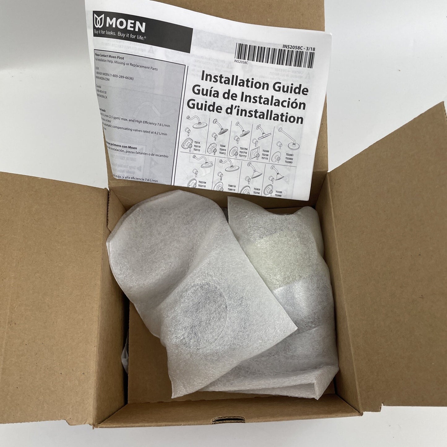 Moen T6601 Wynford Single Function Thermostatic Valve Trim Only - Chrome