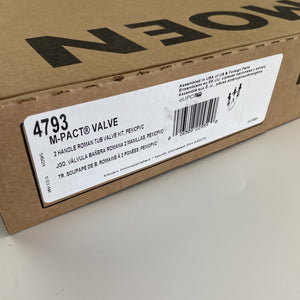 Moen 4793 M-Pact Two Handle Roman Tub Adjustable Valve with 1/2" CPVC PEX