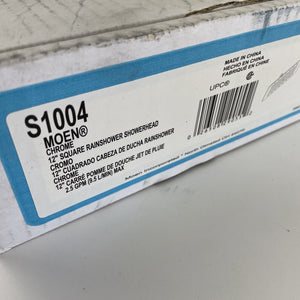 Moen S1004 Moen One-Function 12"  Spray Head Rainshower, 2.5GPM-Chrome