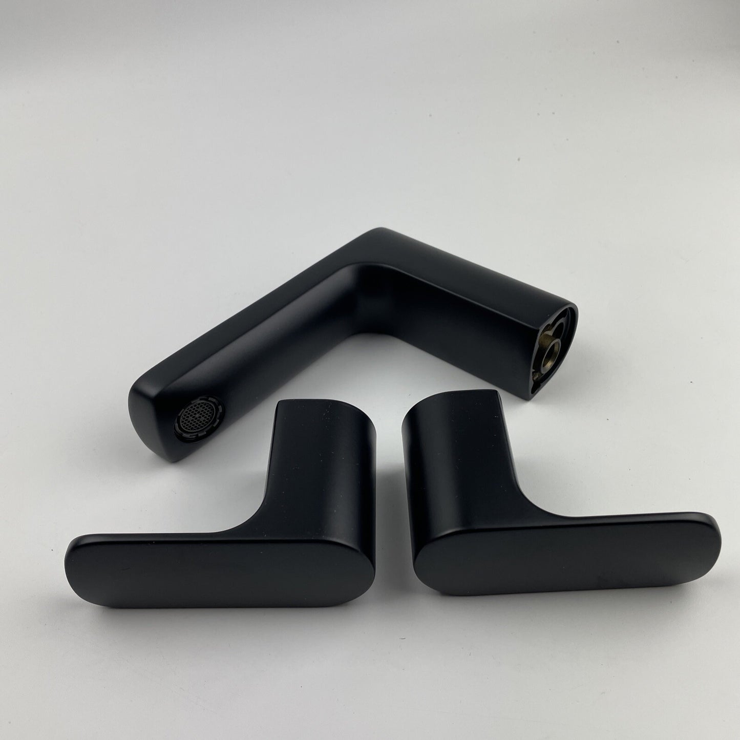 Moen T6920BL Rizon Two-Handle Widespread Low Arc Bathroom Faucet - Matte Black