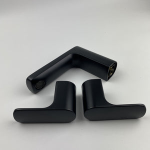 Moen T6920BL Rizon Two-Handle Widespread Low Arc Bathroom Faucet - Matte Black