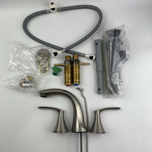 Moen WS84551SRN Darcy 8 in Widespread 2-Handle Bathroom Faucet - Brushed Nickel