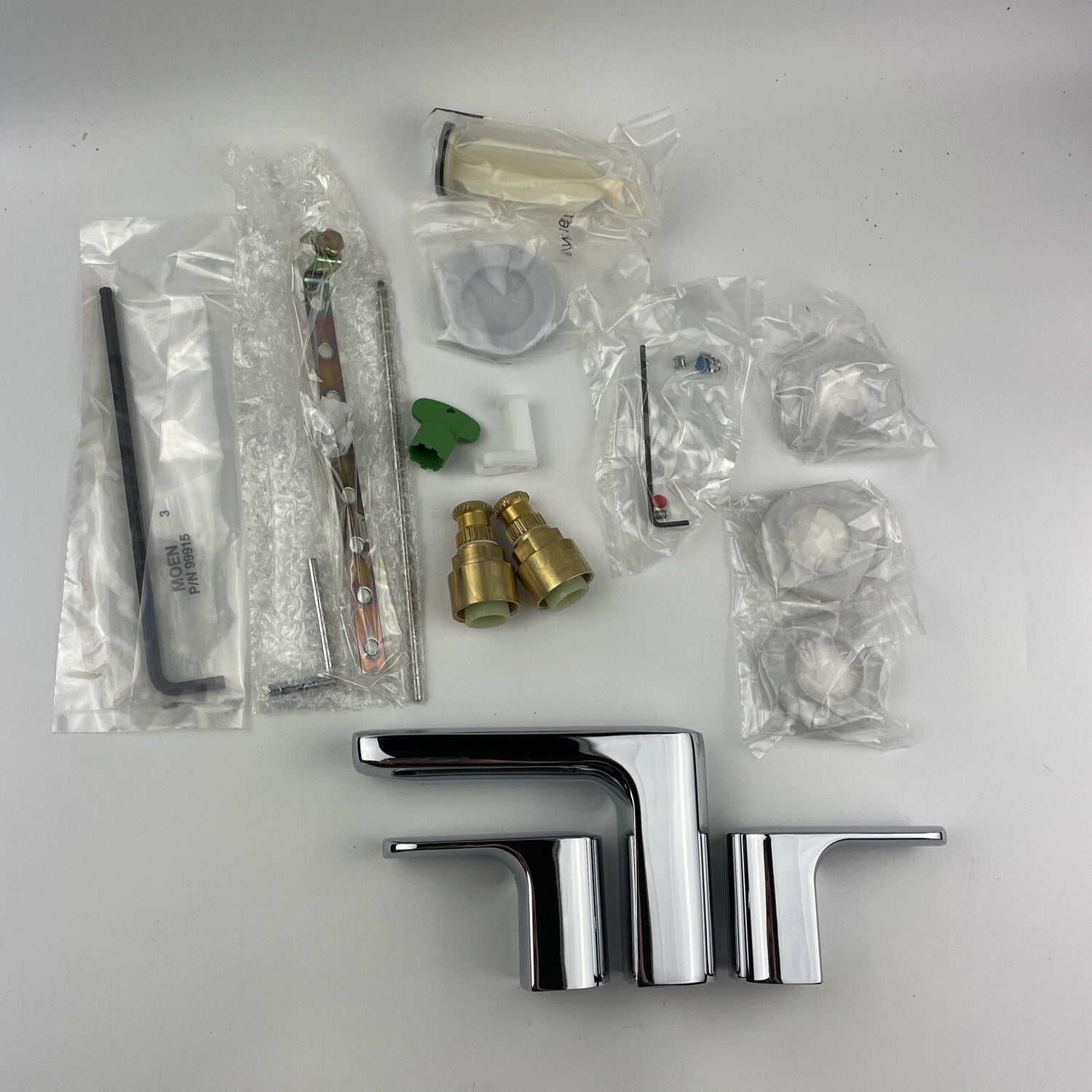 Moen T6920 Rizon Two-Handle Widespread Bathroom Faucet - Chrome