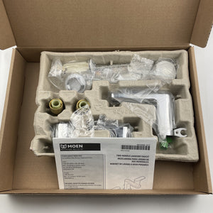 Moen T6920 Rizon Two-Handle Widespread Bathroom Faucet - Chrome