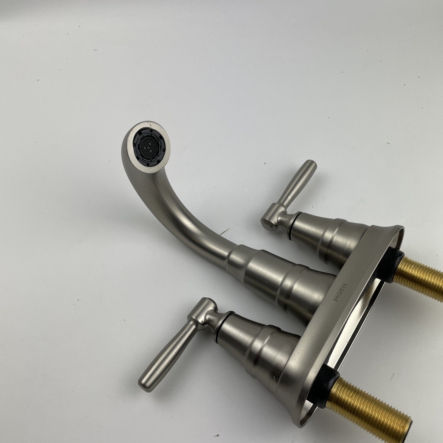 Moen 84971SRN Halle 2-Handle Centerset Bathroom Faucet - Brushed Nickel