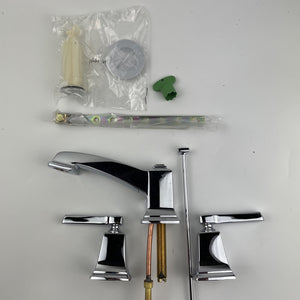 Moen T6220 Boardwalk 2-Handle Widespread Bathroom Faucet - Chrome