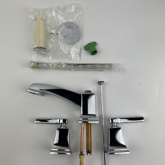 Moen T6220 Boardwalk 2-Handle Widespread Bathroom Faucet - Chrome