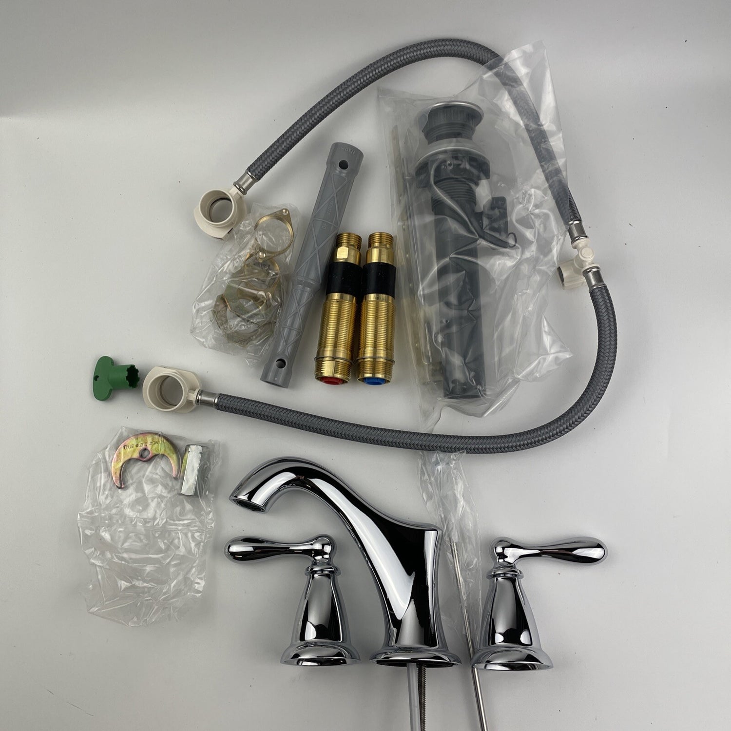 Moen WS84440 Caldwell 2-Handle Widespread Bathroom Faucet - Chrome