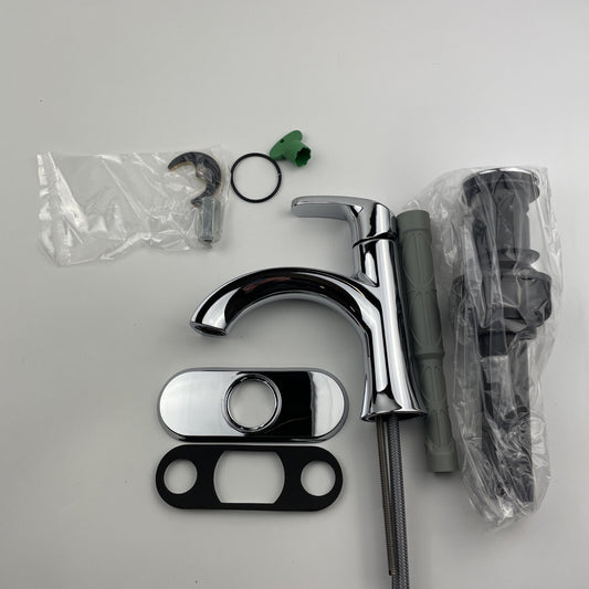 Moen 84346 Karis 1-Handle High-Arc Bathroom Faucet - Chrome