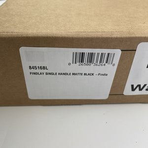 Moen 84516BL Findlay Single Handle Single Hole Bathroom Faucet - Matte Black