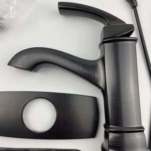 Moen WS84414MBRB Hensley One-Handle Bathroom Faucet - Mediterranean Bronze