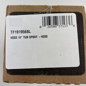 Moen TF191955BL Voss Wall Mount 10 in Tub Filler - Matte Black