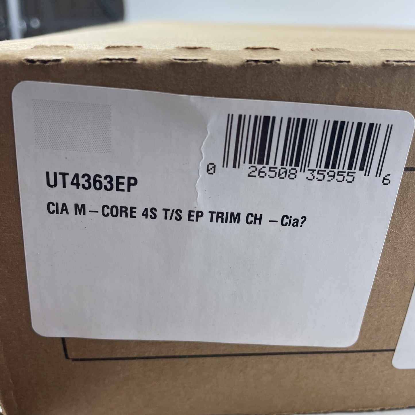 Moen UT4363EP Cia Single Function Tub and Shower - Chrome
