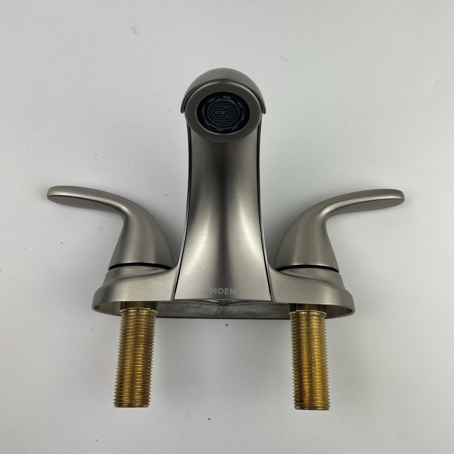 Moen 84603SRN Adler Two-Handle Centerset Bathroom Faucet - Brushed Nickel