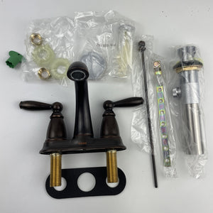 Moen 6610ORB Brantford Two-Handle Low Arc Bathroom Faucet - Oil Rubbed Bronze