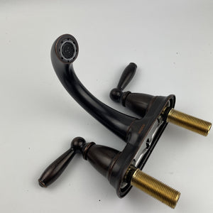 Moen 6610ORB Brantford Two-Handle Low Arc Bathroom Faucet - Oil Rubbed Bronze