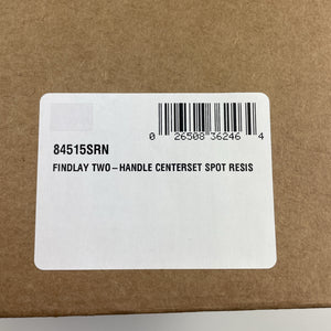 Moen 84515SRN Findlay 2-Handle Centerset Bathroom Faucet - Brushed Nickel