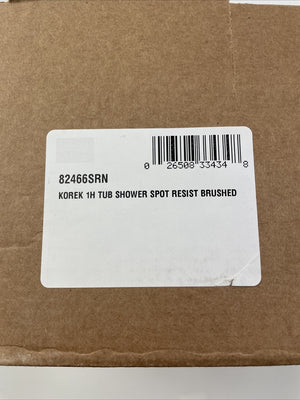 Moen 82466 Korek Single-Handle Rain Shower Tub & Shower Faucet with Valve Chrome