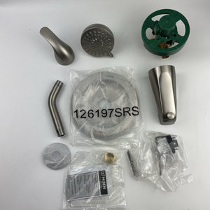Moen 82613SRN Adler 1-Handle 4 Spray Tub and Shower Faucet - Brushed Nickel