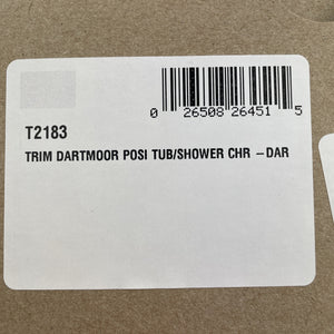 Moen T2183 Dartmoor Posi-Temp Pressure Balanced Tub and Shower - Chrome