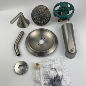 Moen 82518SRN Findlay Single Handle Posi-Temp Tub and Shower - Brushed Nickel