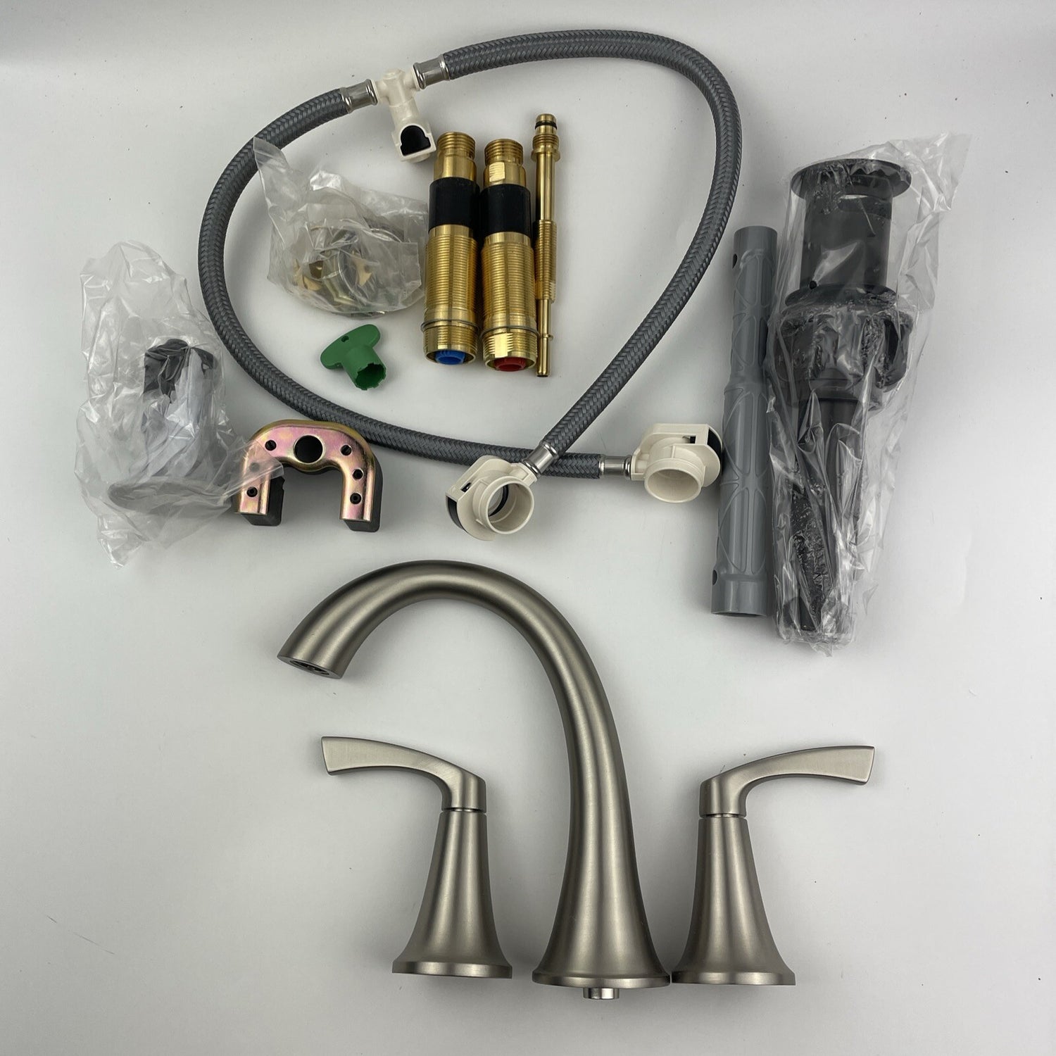 Moen 84468SRN Korek 2 Handle Bathroom Faucet - Brushed Nickel