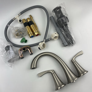 Moen 84468SRN Korek 2 Handle Bathroom Faucet - Brushed Nickel