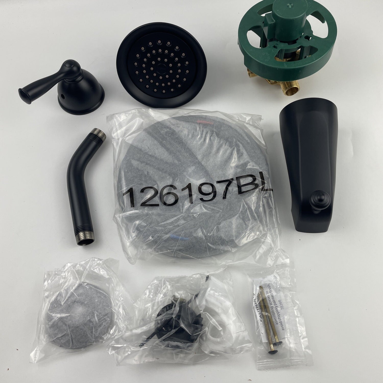 Moen 82910BL Banbury  Single Handle Posi-Temp Tub and Shower - Matte Black