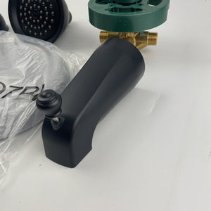 Moen 82910BL Banbury  Single Handle Posi-Temp Tub and Shower - Matte Black