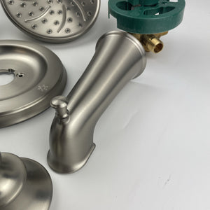 Moen 82611SRN Brecklyn Shower Faucet with Magnetix Rainshower - Brushed Nickel