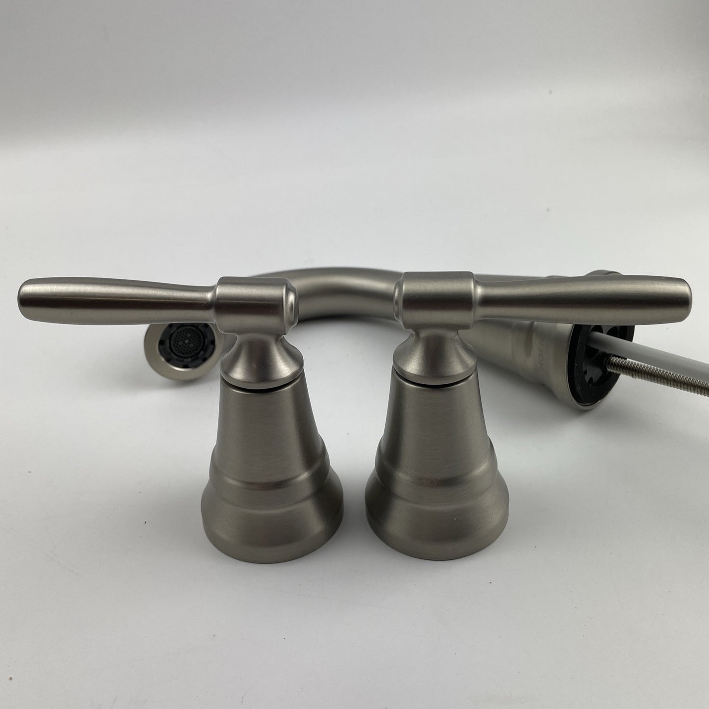 Moen 84972SRN Halle 8 in. High-Arc Bathroom Faucet - Spot Resist Brushed Nickel