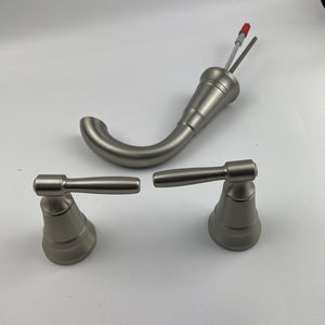 Moen 84972SRN Halle 8 in. High-Arc Bathroom Faucet - Spot Resist Brushed Nickel