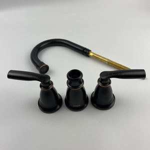 Moen 84539BRB Hilliard 2-Handle Bathroom Sink Faucet - Mediterranean Bronze