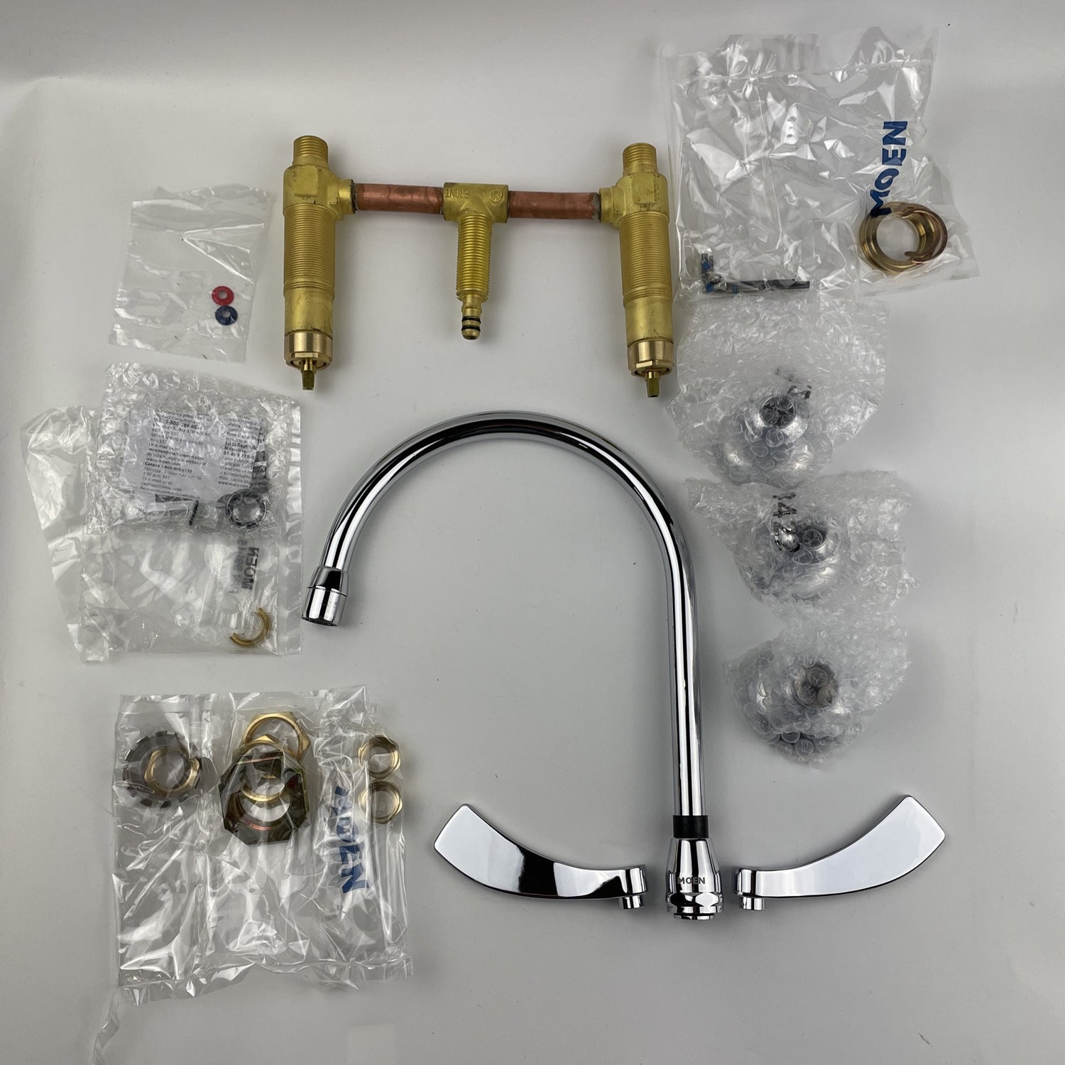 Moen 8225SMF15 M-Dura Two-Handle Widespread Faucet - Chrome