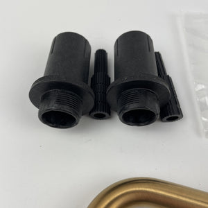 Moen TS42112BG Weymouth Wall Mount Widespread Bathroom Faucet - Brushed Gold