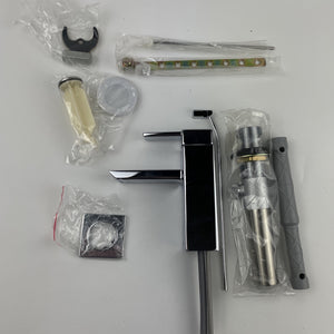 Moen S6701 90 Degree Single Handle Deck Mounted Bathroom Faucet - Chrome