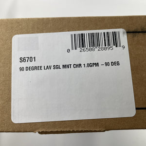 Moen S6701 90 Degree Single Handle Deck Mounted Bathroom Faucet - Chrome