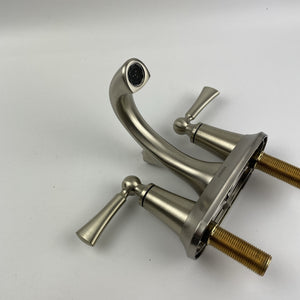 Moen 4505BN Wynford Centerset High-Arc Bathroom Faucet - Brushed Nickel