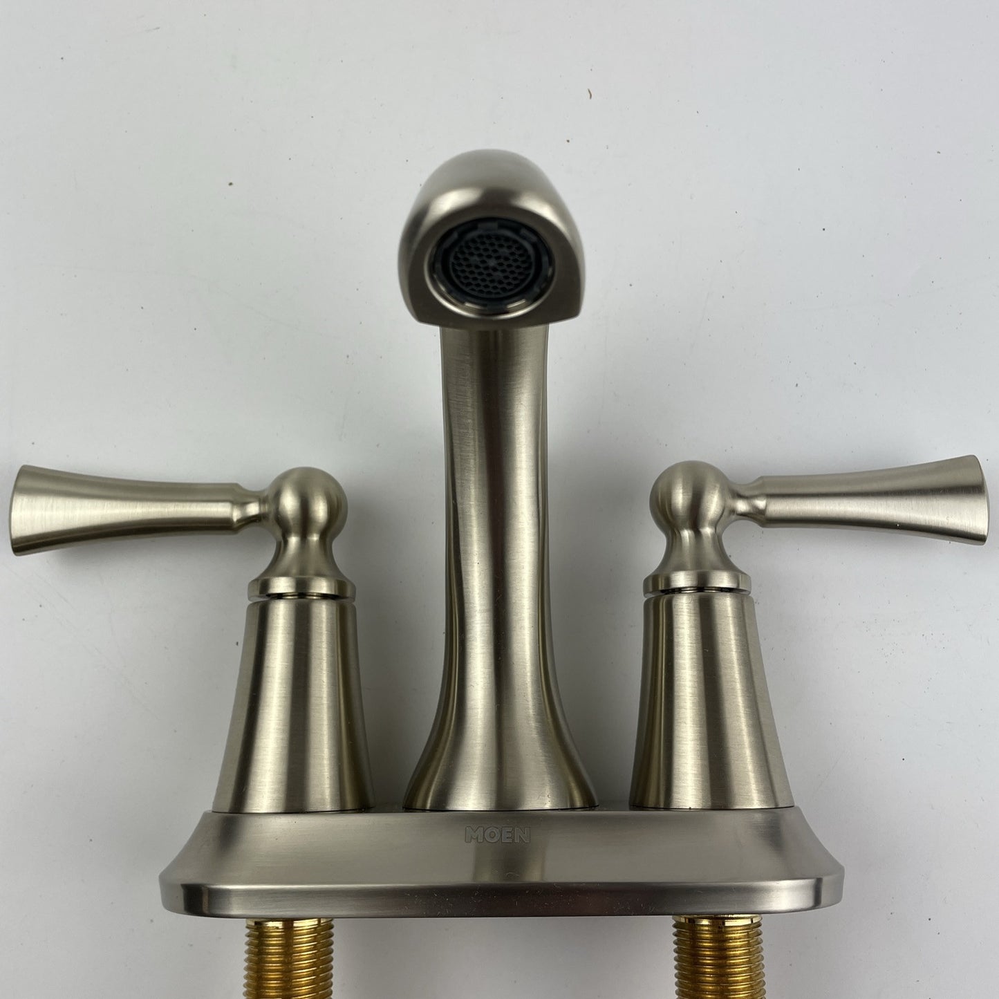 Moen 4505BN Wynford Centerset High-Arc Bathroom Faucet - Brushed Nickel