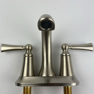 Moen 4505BN Wynford Centerset High-Arc Bathroom Faucet - Brushed Nickel